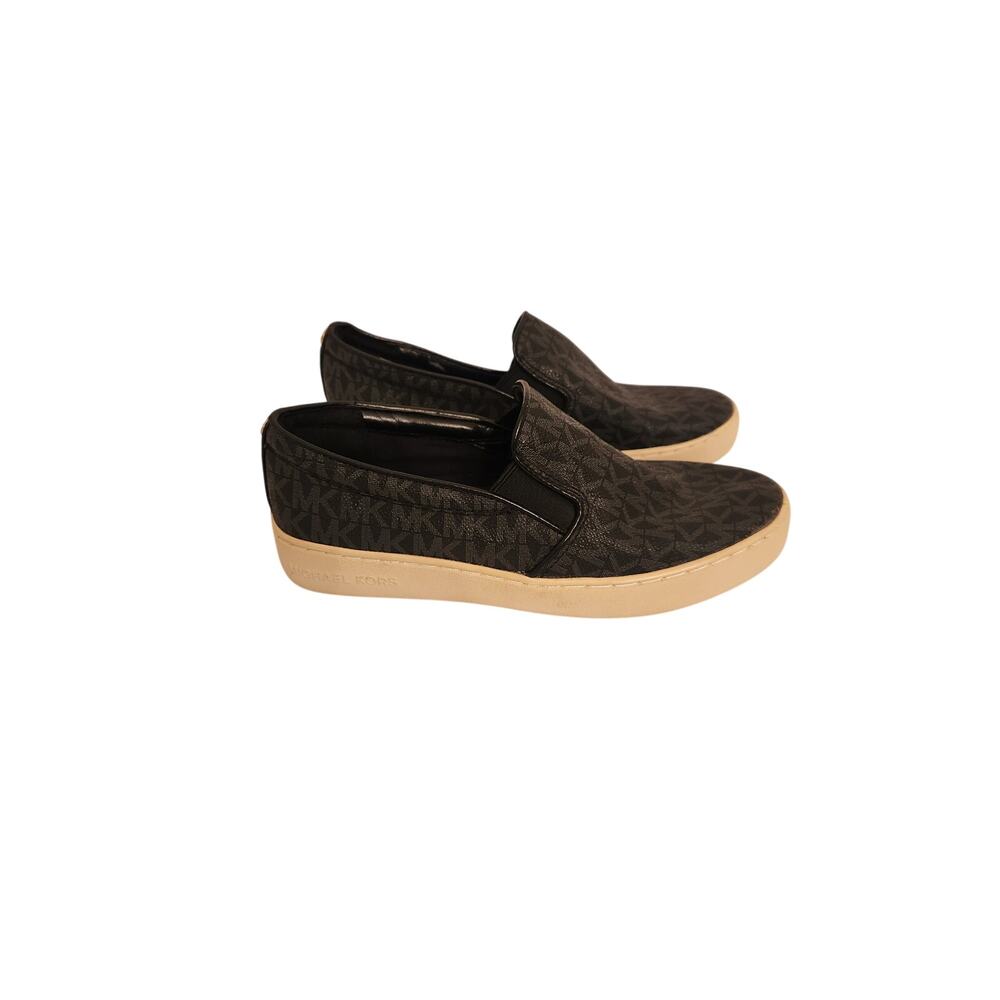 MICHAEL Michael Kors Keaton Logo Slip-On Sneaker Black 5.5